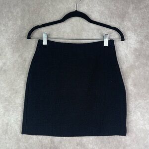 & Other Stories A-Line Textured Mini Skirt In Black Women's Size 0